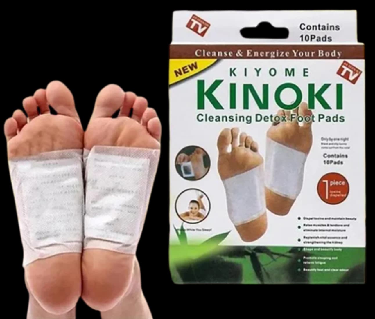 CAJA DE PARCHES DETOX KINOKI PARA PIES
