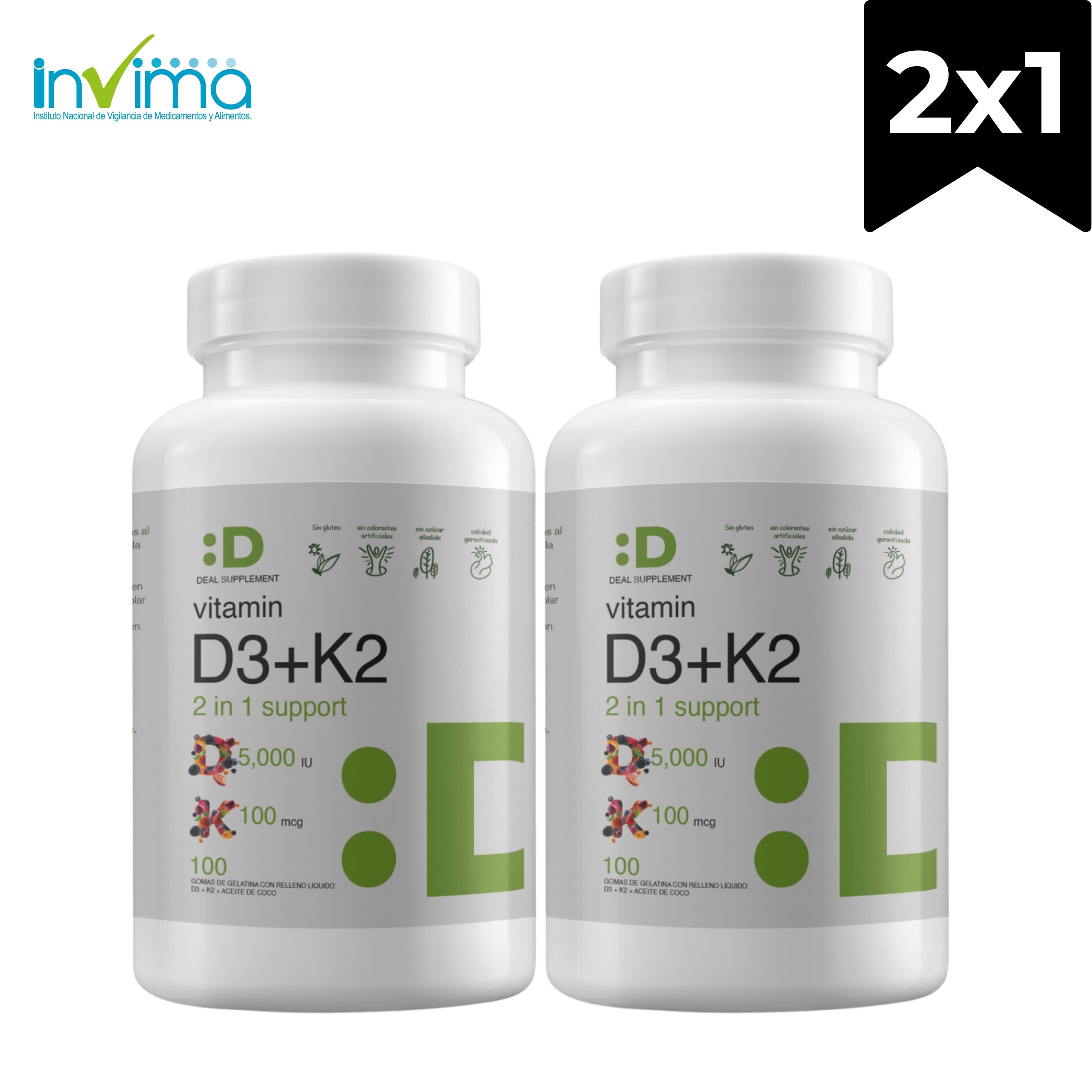 X2 Vitamina D3 + K2 x 100 :D