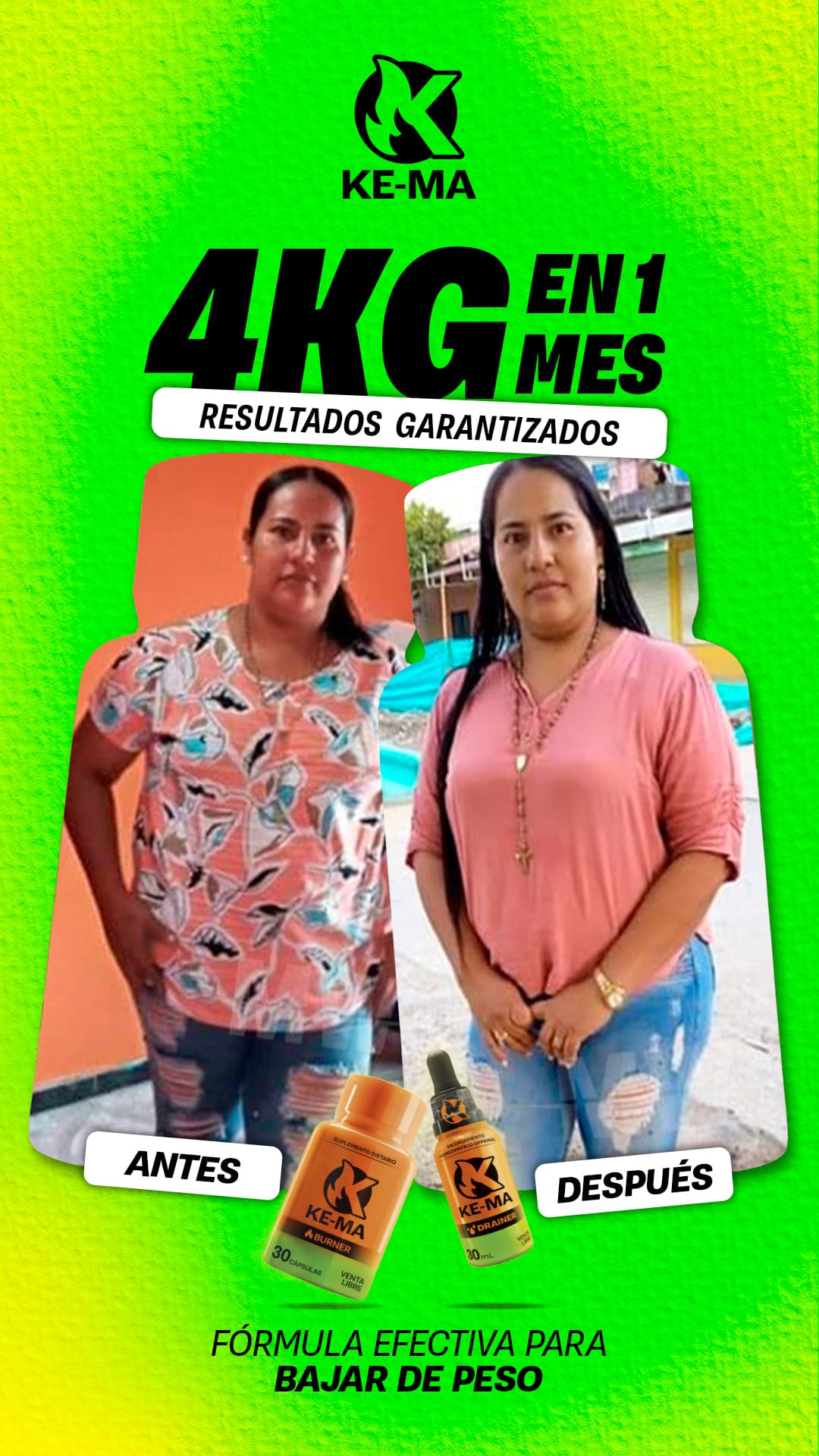 COMBO KE-MA (CAPSULAS + DRENADOR)