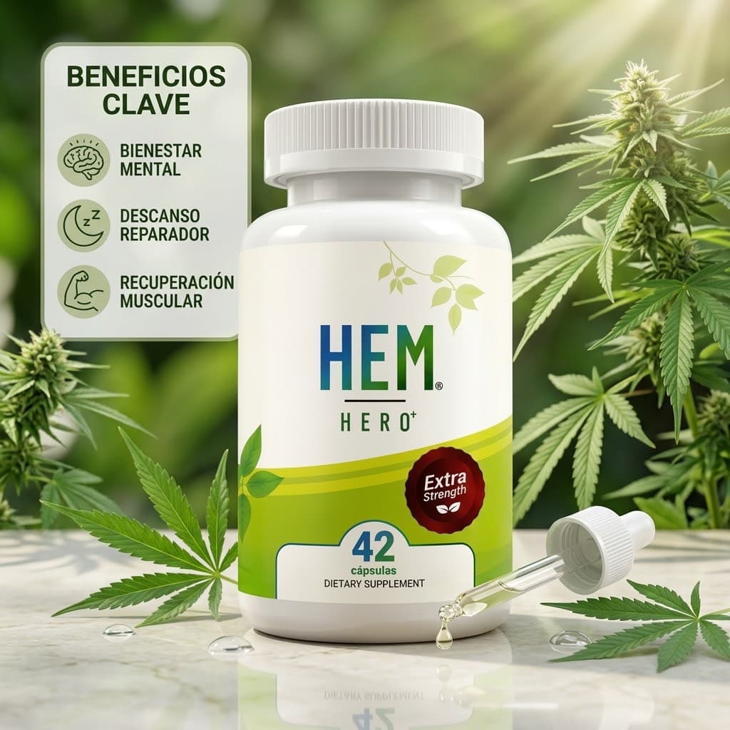 HEM HERO+ Extra Strength · 42 cápsulas
