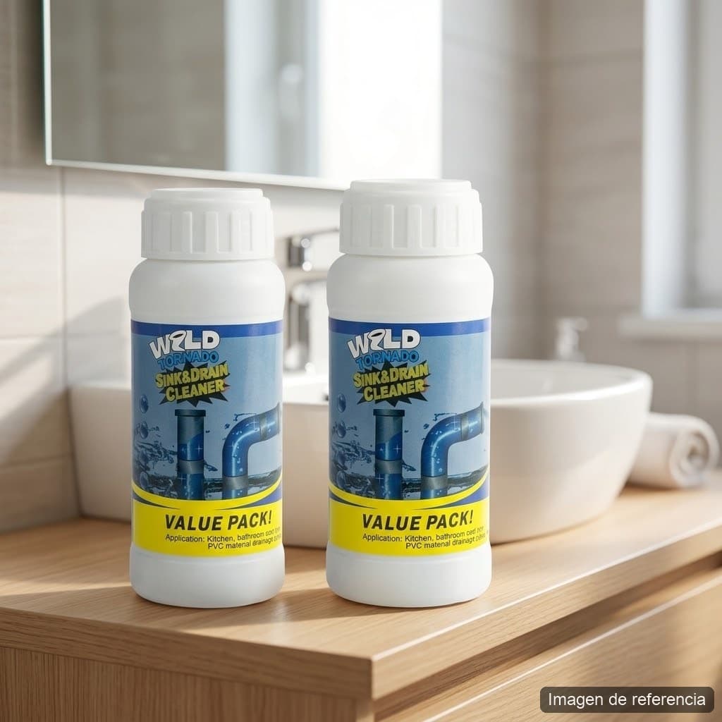 Wild Tornado destapa cañerías · pack de 2 frascos