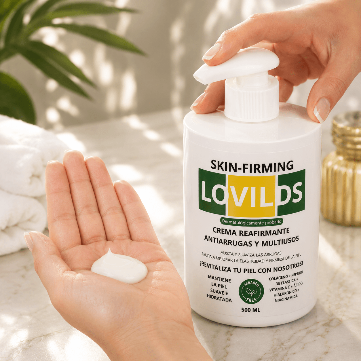 CREMA REAFIRMANTE LOVILDS 500ML