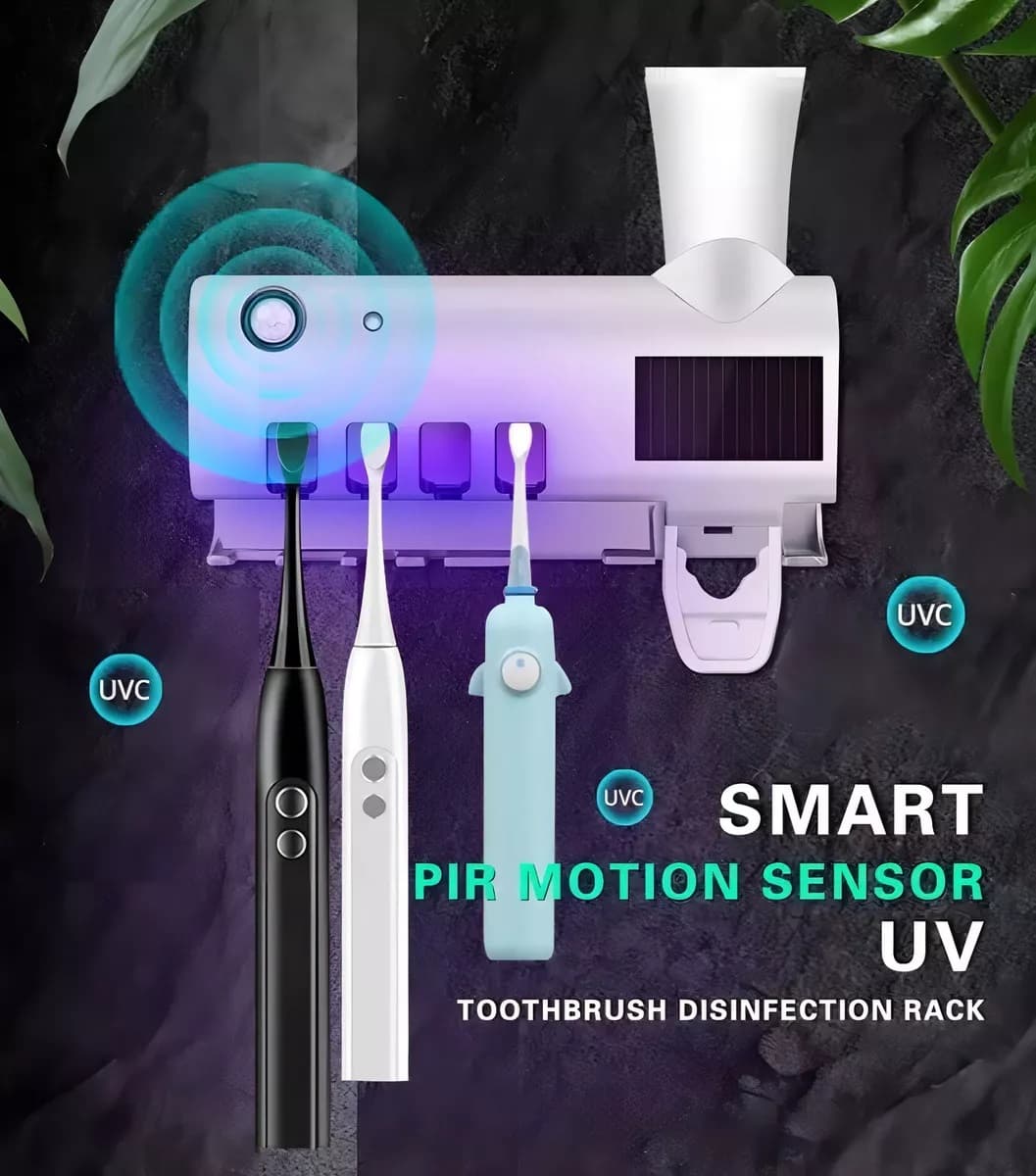 Dispensador Crema Dental + Soporte