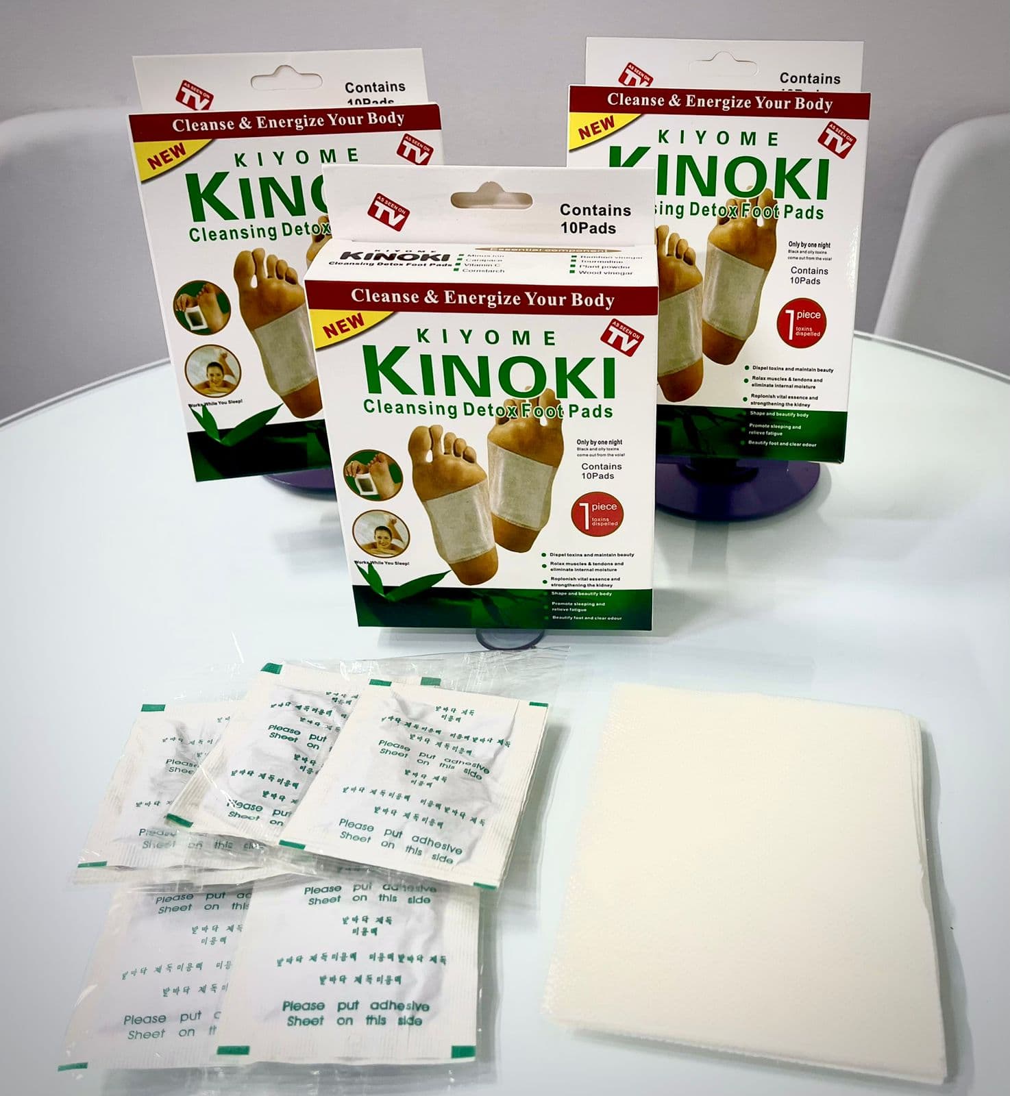 CAJA DE PARCHES DETOX KINOKI PARA PIES