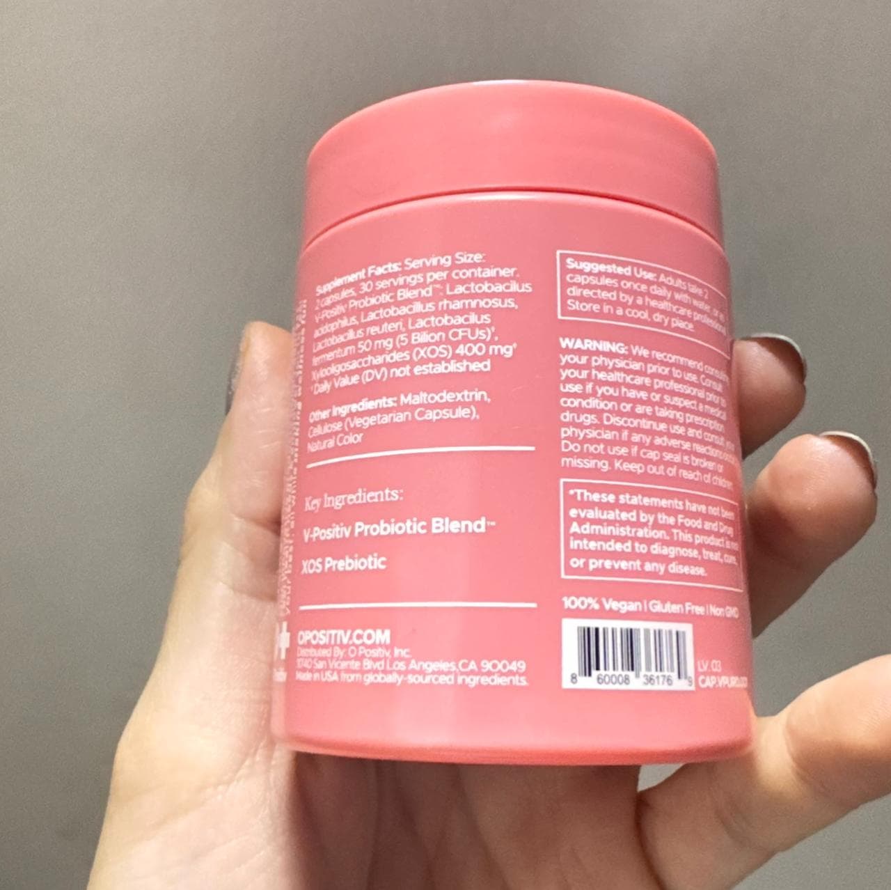 URO Vaginal Probiotics 60 capsulas