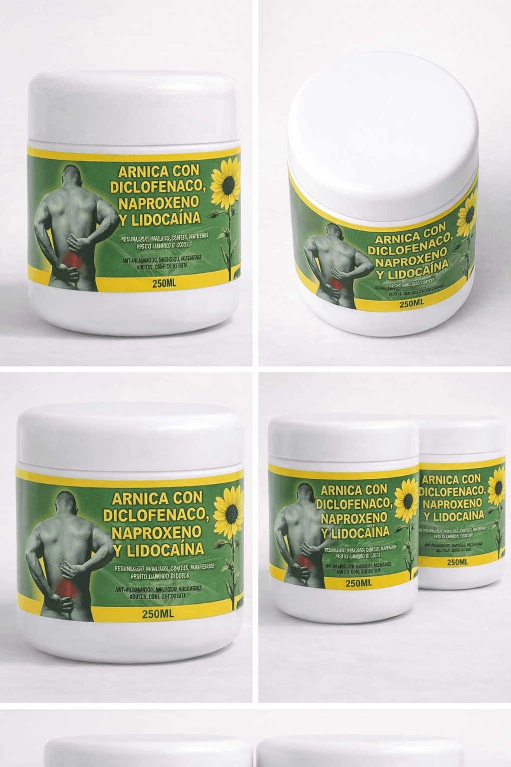CREMA ARNICA CON DICLOFENACO,NAPROXENO