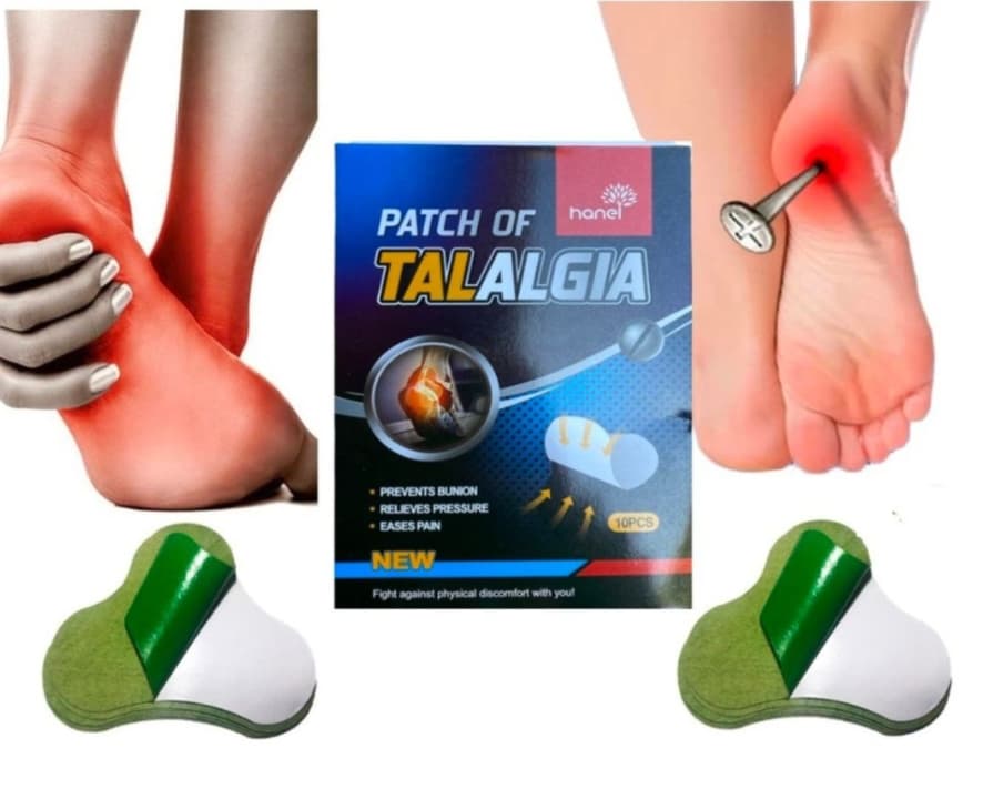 parches de talón x10