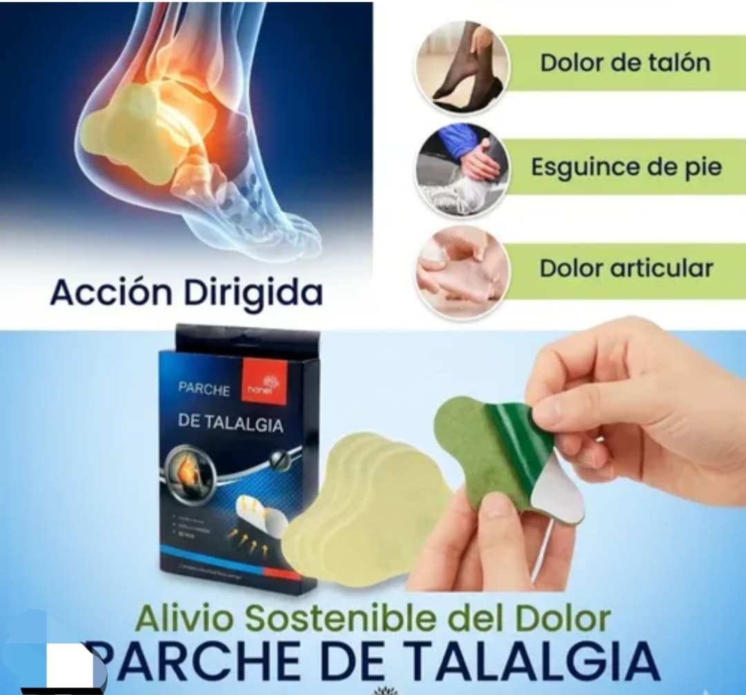 parches de talón x10