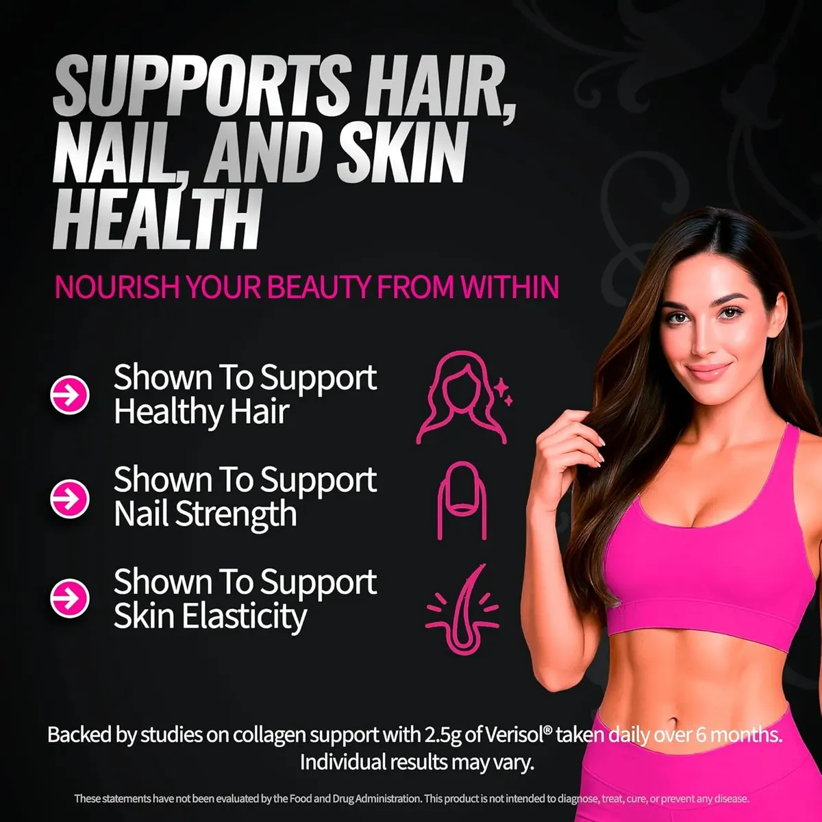 Bold Buns Creatina para mujer – Suplemen