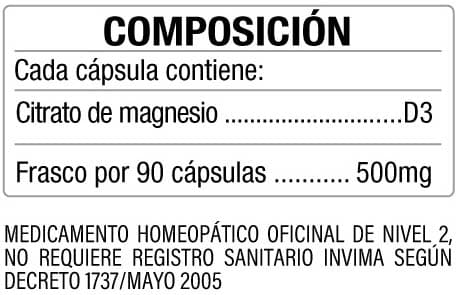 CITRATO DE MAGNESIO CAPSULAS