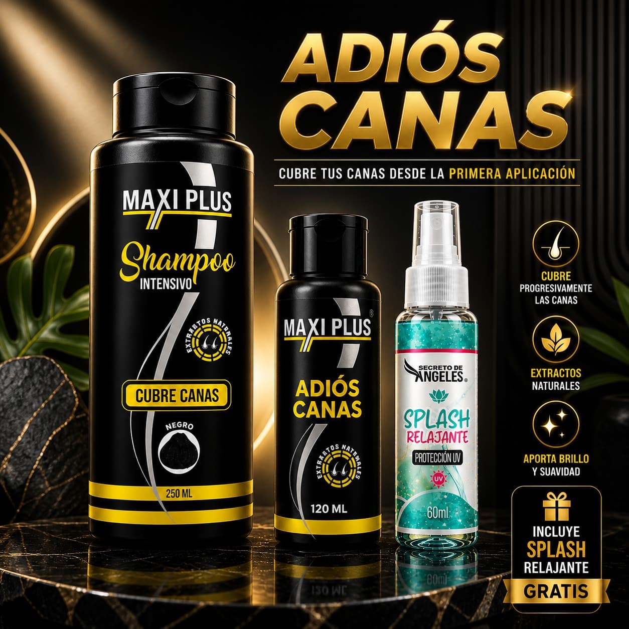 SHAMPOO CUBRECANAS MAXIPLUS OBSEQUIO