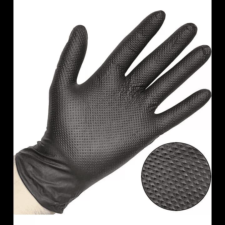 GUANTES DE NITRILO DIAMANTADO C. 8.5