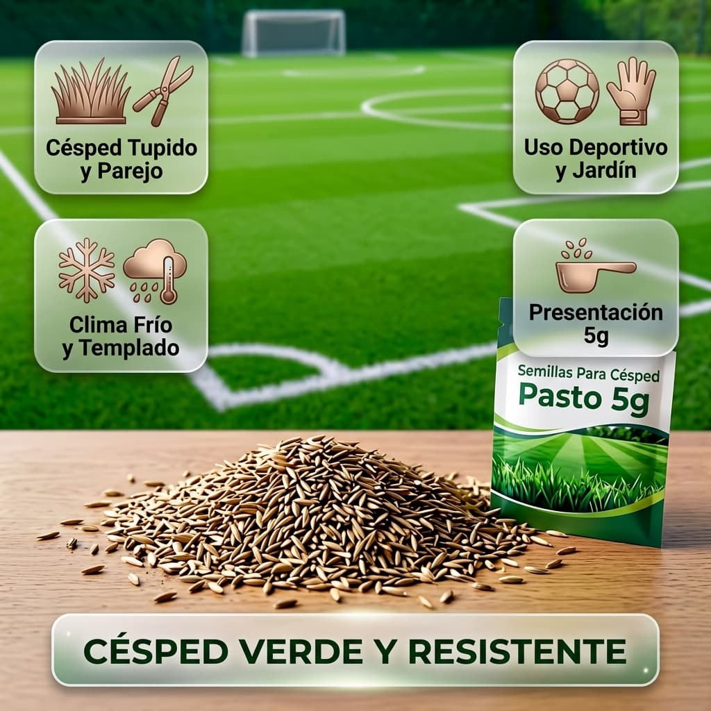 Semillas Para Césped Pasto 5g