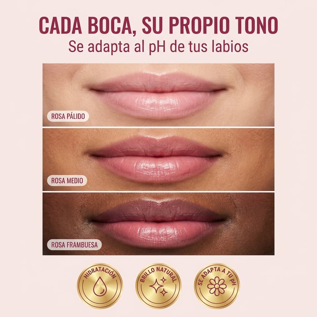 labial flores de cristal x 2 und
