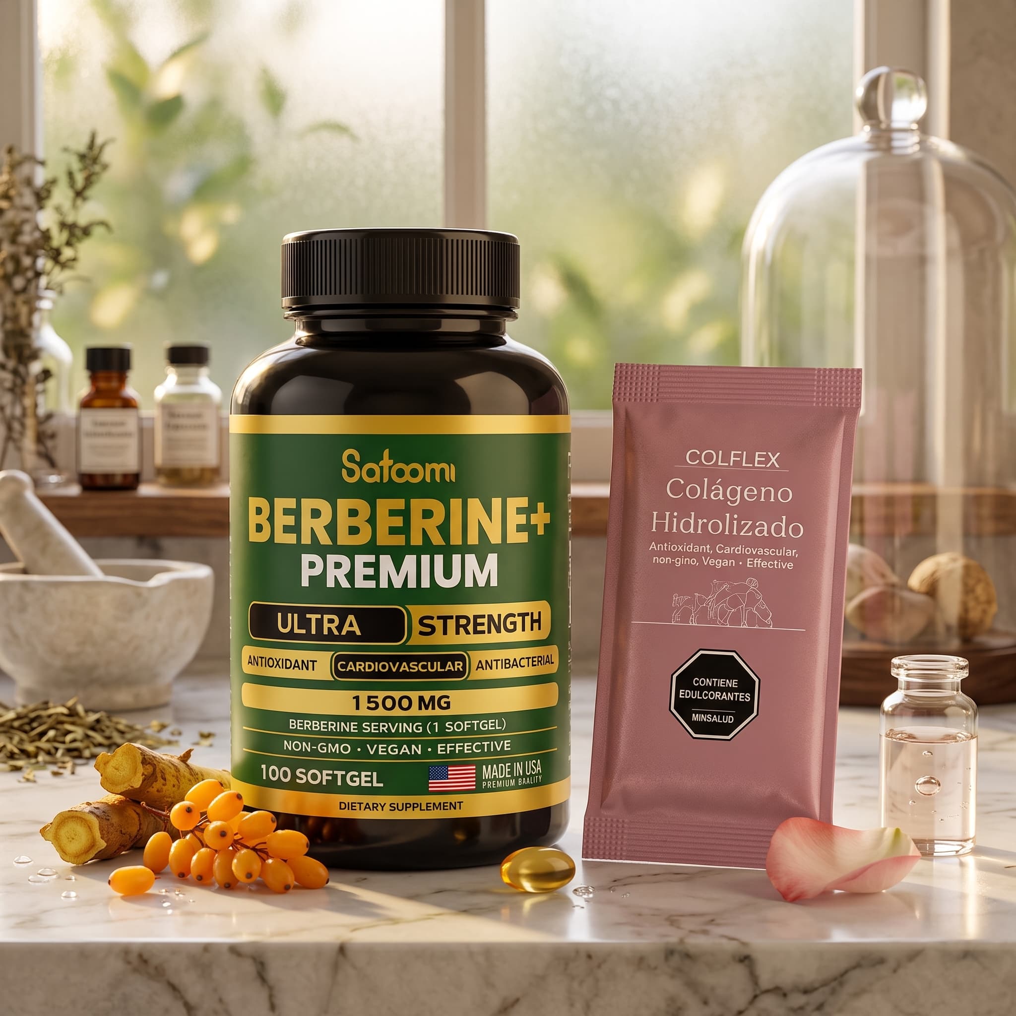 Berberine S x1 +Obsequio Sobre colageno