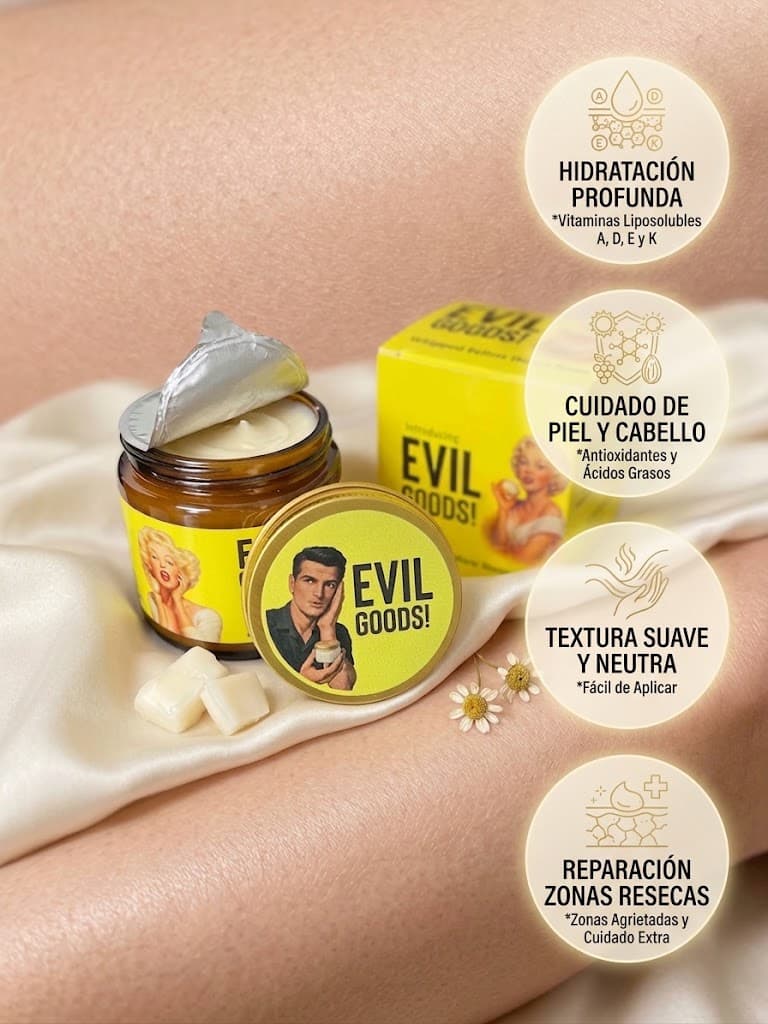 CREMA EVIL GOODS DE 100 ML Y OBSEQUIO