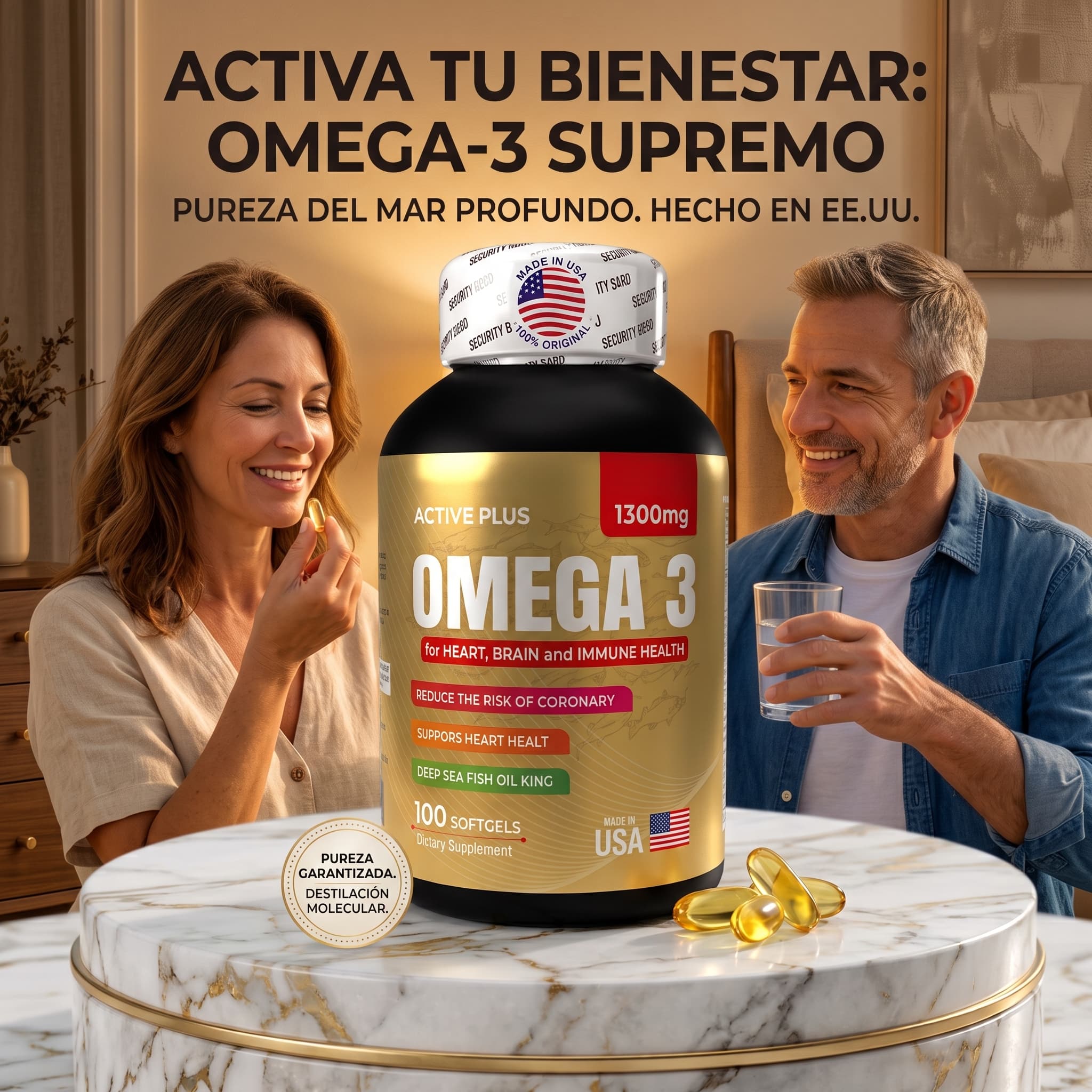 Omega 3 americano x 100 sofgels