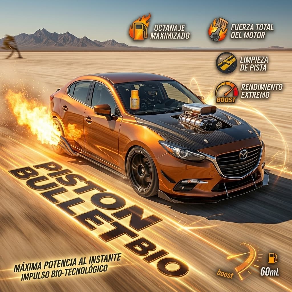 🚀 Aditivo Piston Bullet Bio – Potenciador y Limpiador de Sistema de Combustible ⛽🔥