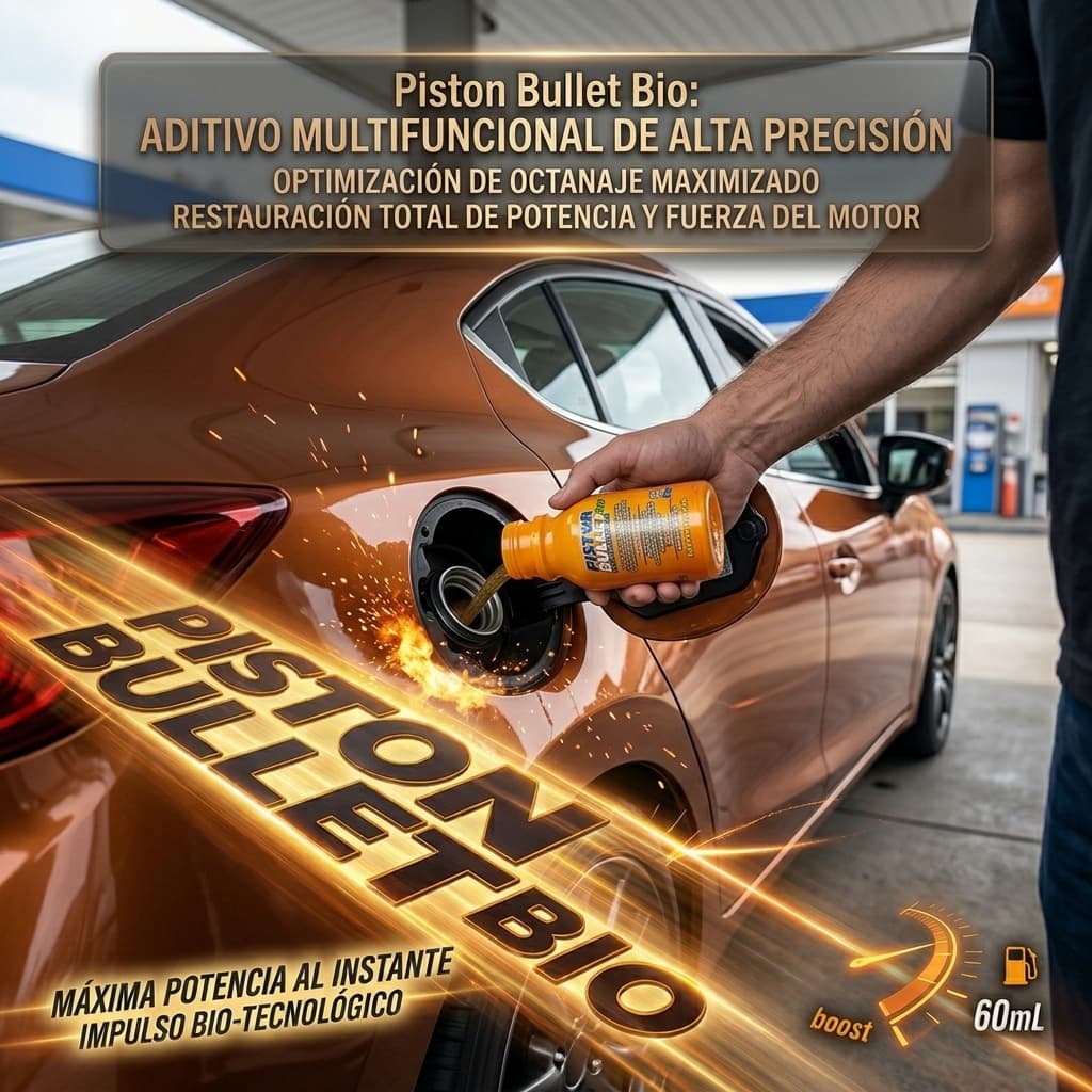 🚀 Aditivo Piston Bullet Bio – Potenciador y Limpiador de Sistema de Combustible ⛽🔥